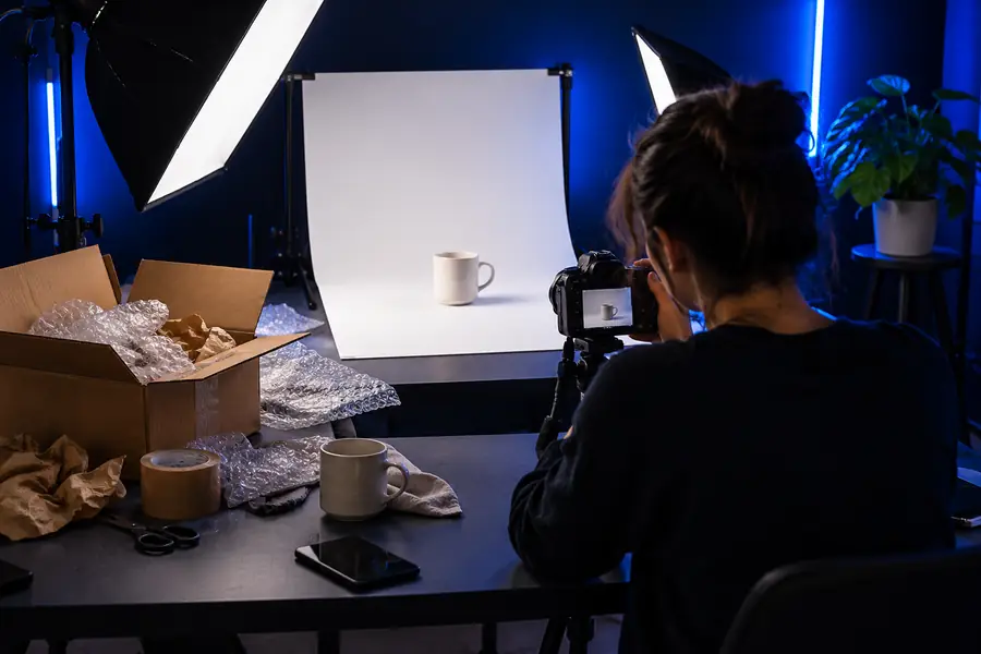 Photo before a distracting object is removed